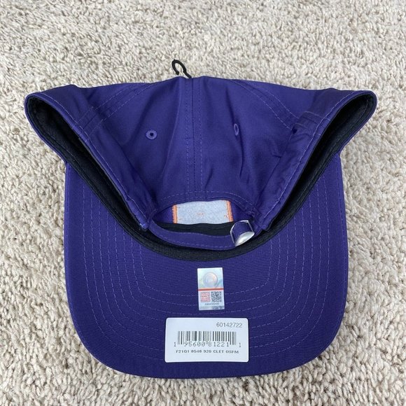 Clemson Tigers NCAA New Era 9TWENTY Hat Purple Contrast Patch Adjustable Cap NWT - Picture 4 of 8